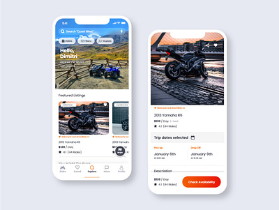 Joyriid App Design Homepage app design joyriid listing listing page listings navbar power vehicle powersports rental search bar ui design uidesign uiux user experience userinterface webdesign