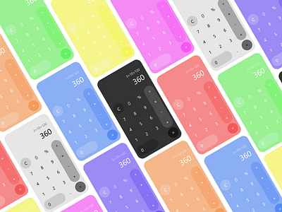 DailyUI 004 Calculator Concept