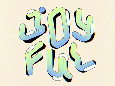 Joyful adobe clean design font graphic graphic design illustration illustrator lettering logo type typography ui