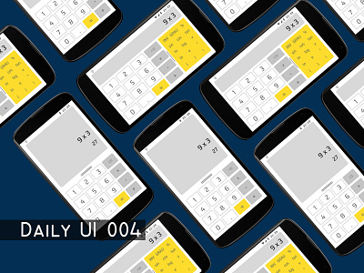 Daily004 - Calculator Design calculator daily 100 challenge dailyui dailyui004 design ui