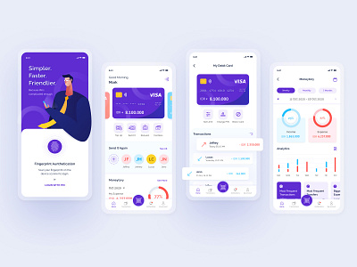 Mobile Banking | Design Exploration app banking design illustration mobile app mobilebanking ui uidesign ux uxdesign vector