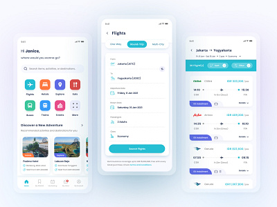 Flight Ticket Booking Apps | Design Exploration app clean ui design flight app flight booking minimal design mobile app mobile app design mobile ui ui uidesign ux uxdesign