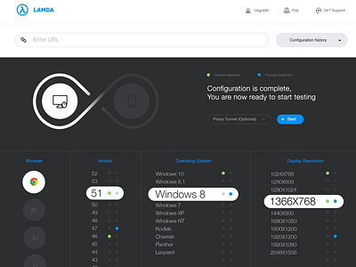 Lamda Config config testing virtual