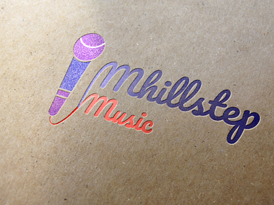 Mhillstep music Logo design branding design icon illustration logo logo design logo presentation typography vector