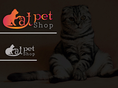 Cat Pet Shop branding design fusioncreator icon illustration logo logo design logo presentation typography vector