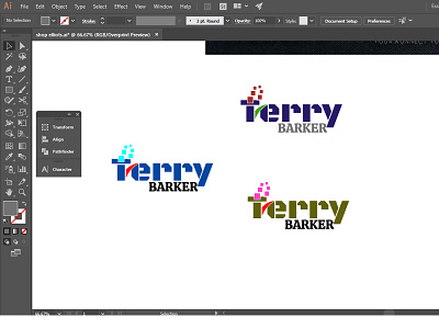 Terry Barker branding design illustration logo logo design logo presentation vector