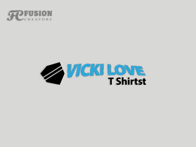 Vicki T shirtst Logo design projcet branding design designer illustration logo design logo presentation