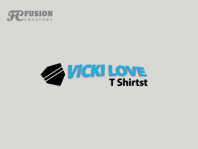 Vicki  T shirtst Logo design projcet