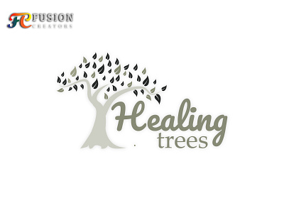 Healing Trees Logo Design branding design designer fusioncreator icon illustration logo logo design logo presentation typography vector
