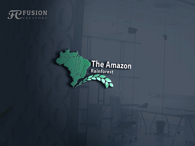 The Amazon Rainforest branding design designer fusioncreator illustration logo logo design logo presentation vector