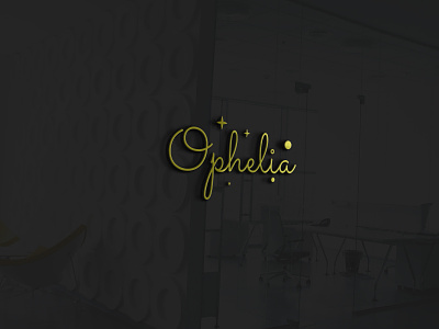 Ophelia art work branding design designer fusioncreator illustration logo design logo presentation typography vector
