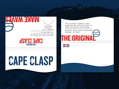 Cape Clasp 005 branding cape clasp cape cod design logo packaging print