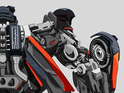 Transformers Hot Rod 02 art hasbro hot rod illustration licensing michael bay the last knight transformers vector