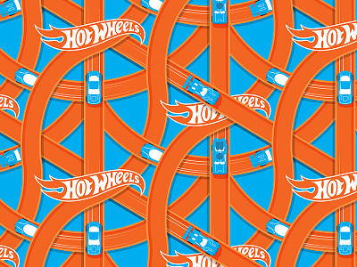 The Hotter The Wheels cars games hot wheels illustration licensing pattern toys