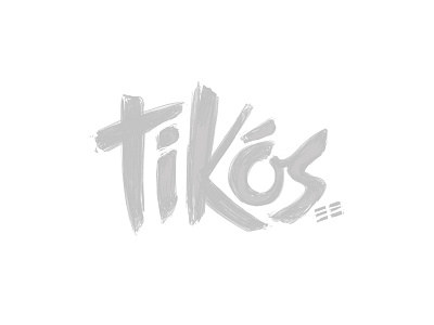 Tikos Logo Sketch cape clasp design handlettering icon lettering logo logotype pencil sketch tikos wordmark