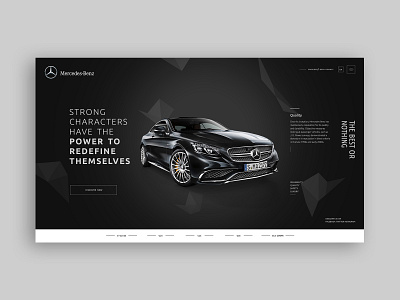Mercedes-Benz website car dark luxury mercedes mercedes benz modern website