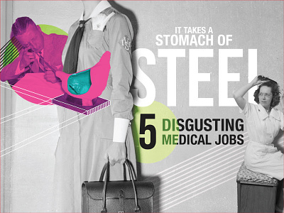 Disgusting Medical jobs infographic medical jobs nursing photoshop steel