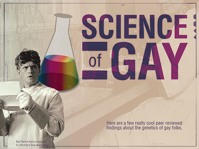 Science of Gay - infographic header dr horrible gay gradient infographic rainbow