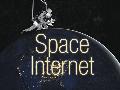 Space Internet drones infographic space