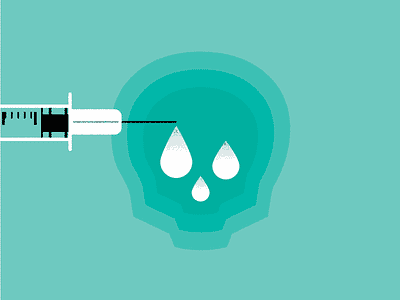 dangers of reusing needles drop drugs hypodermic needle reused skull syringe