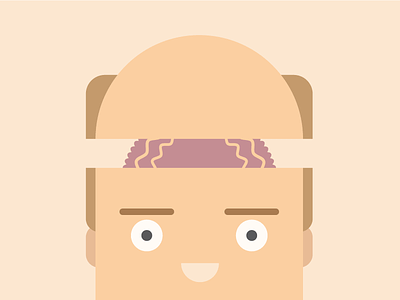 what do you think? brain happy head illustration man think