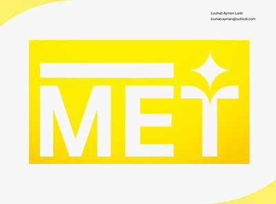 i MET - Logo Design algeria branding colors logo logo design logodesign magazine vector yellow