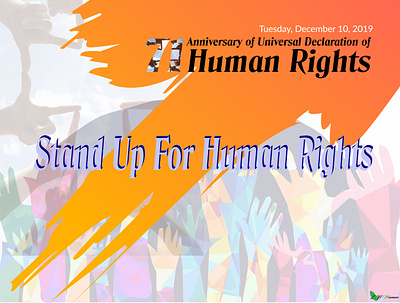 Human Right Day 2019 banner banners deisgn graphic design human right day human rights day 2019 ui un human right day un human right day