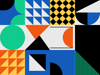0098 abstract artwork design freebie geometric pattern square vector
