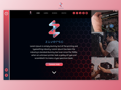 Landing page minimalistic design branding dailyuichallenge design designui logo minimal ui uidesign web website