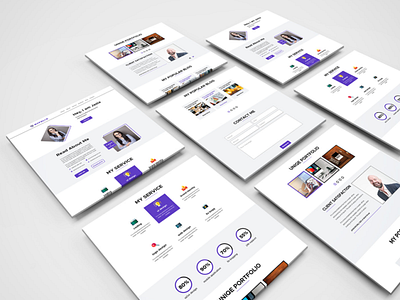 MYFOLIO-Portfolio website design art design flat icon illustration minimal ui ux web website