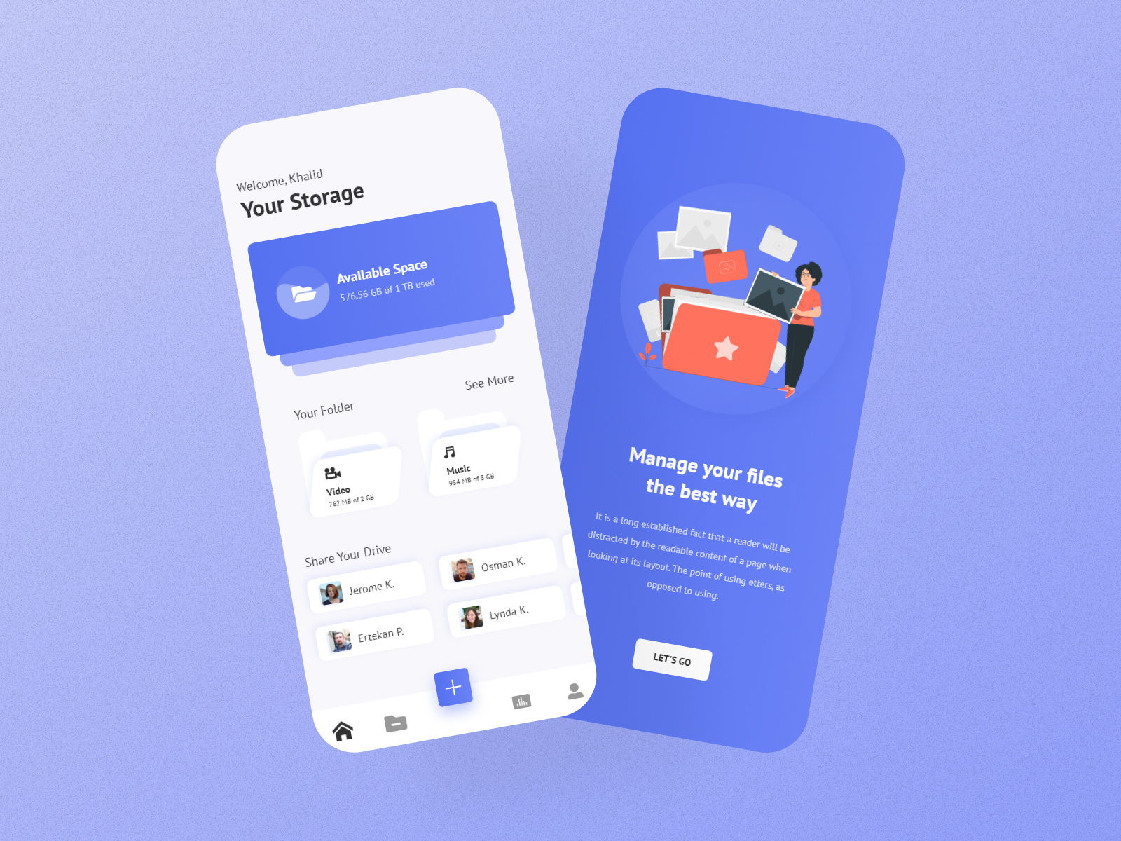 Storage App UI Design by Sheikh Ayshi on Dribbble