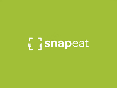 snapeat logo app clean eat icon identity logo snapeat