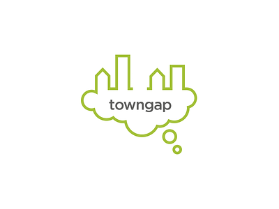 towngap logo brand identity logo minimalist towngap