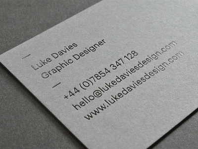 Personal Business Card