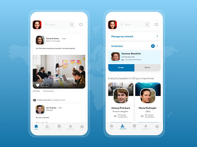 Linkedin App Informal Redesign app business design linkedin ui ui ux ui design uidesign uiux user interface design userinterface