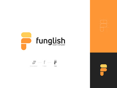 Funglish Logo | Language Learning App logo logodesign logos