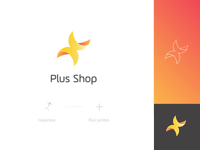 Plus Shop Logo Design brandidentity branding ecommerce logo logodesign shop shopping