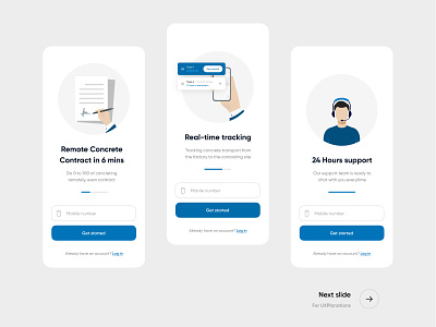 Concrete order app onboarding  (Real project) - UXPlanations #3