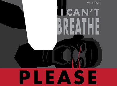 I Can't Breathe, Please blacklivesmatter blm change digital art equality graphic design illustration justice poster race racism
