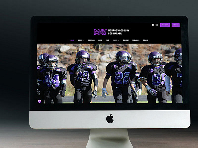 MW Pop Warner Website DevineDesigncom