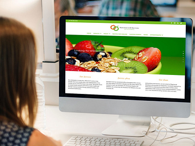 Devine Design Website for Nutrition Link Services