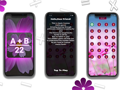 Chamomile Game App app arithmetic addition game branding childish game classic cosmos game cosmos cosmos maths field maths maths game maths game app maths puzzle game app maths puzzles maths puzzles app photoshop puzzel game app puzzle game