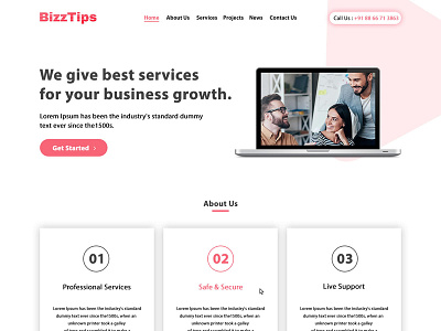 BizzTips - Business and Consulting Layout