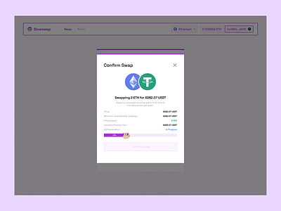 SlowSwap - Confirm Swap