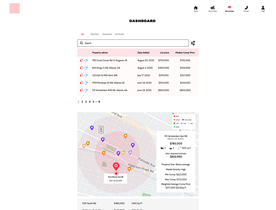 Daily UI design 029 Map