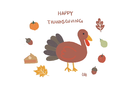 Thanksgiving illustration thanksgiving uidesign