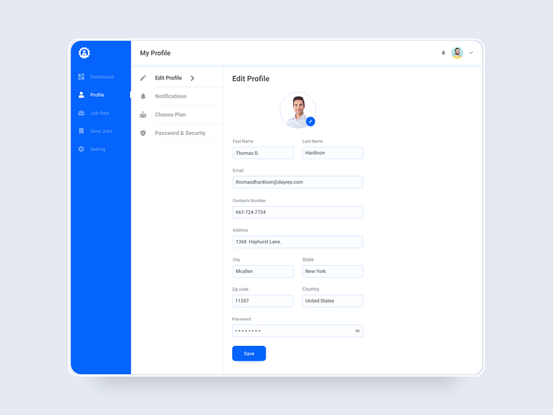 Edit Profile by Md Abadul Biswas 🔥 for ITO DIGITAL AGENCY LLC on Dribbble
