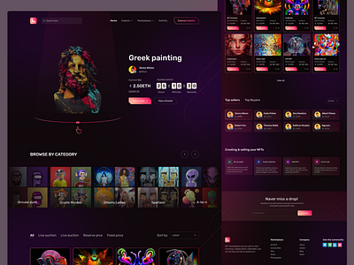 NFT Marketplace UI Design