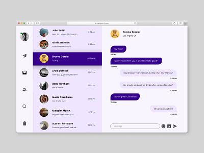 Direct Messaging daily dailyui dailyui013 dailyui13 design flat minimal ui uidesign uiux