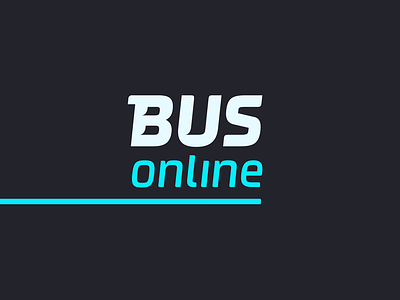 Bus-online autobus bus car charabanc commercial identity line logo online rent road vehicle